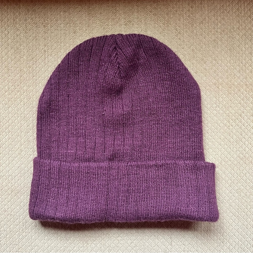 TIME AND TRU Purple Knit Beanie